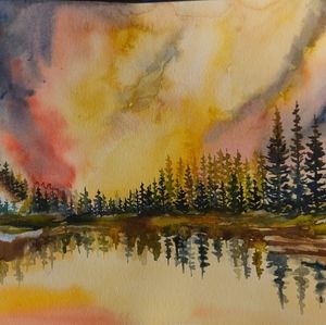 Telluride Colorado watercolor painting